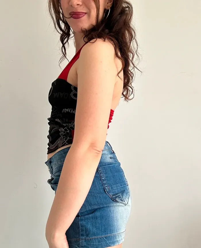 Top dos nu vintage années 90/2000 Y2k taille S - photo numéro 4