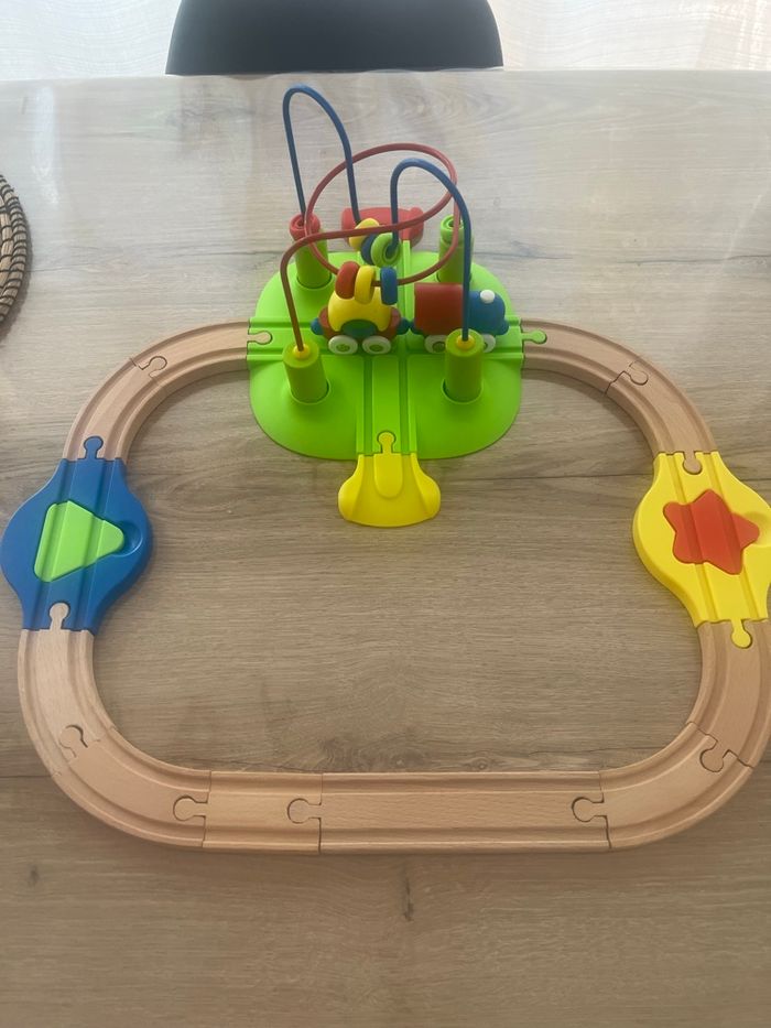 Circuit train en bois playtive - photo numéro 3
