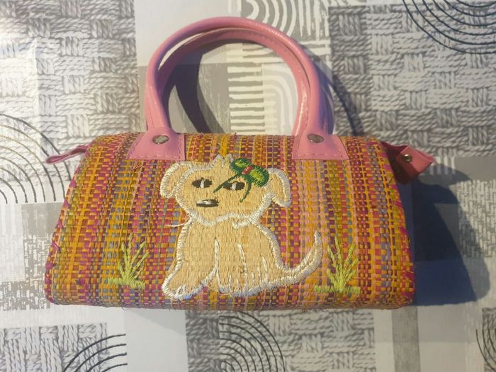 Petit sac a main en osier