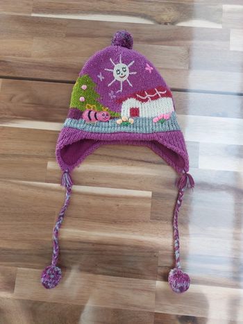 Bonnet péruvien violet