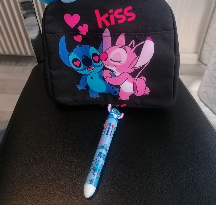 Ensemble sac isotherme goûter Stitch et stylo Stitch 🍪 - photo numéro 2