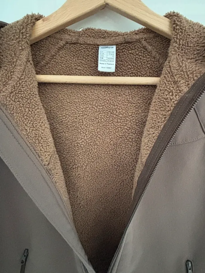 Blouson Quechua mi saison doublé polaire 10 ans - photo numéro 4