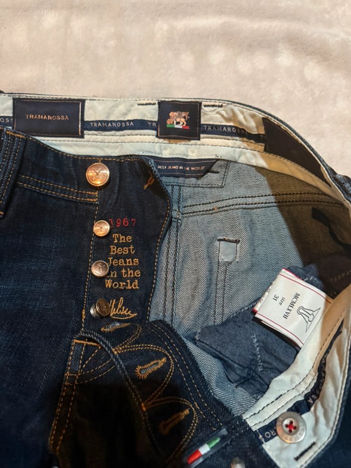Tramarossa - Jean Slim, Bleu foncé, taille 31 - photo numéro 3