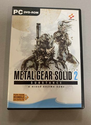 Jeu pc metal gear solid 2 substance