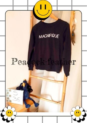 Pull noir Kiabi magnifique S
