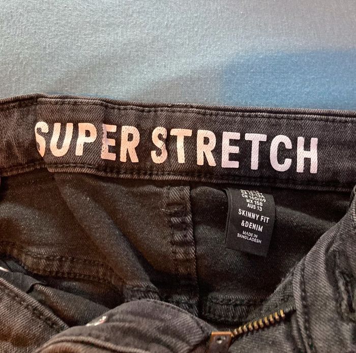 jean gris foncé superstretch - photo numéro 3