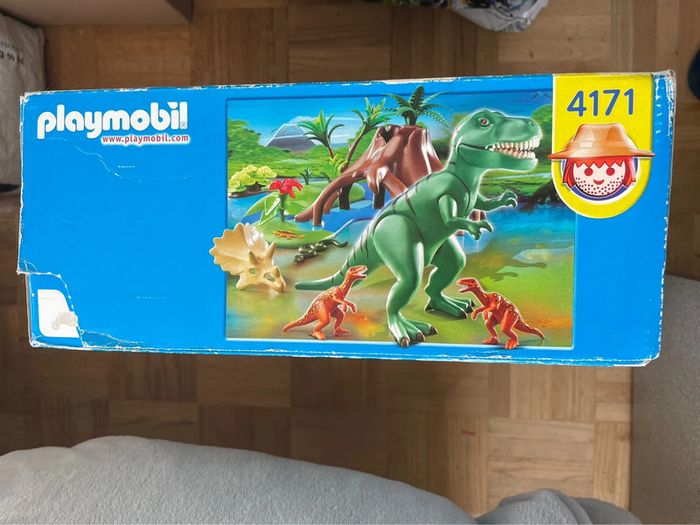 Boîte playmobil Dinosaures 4171 Tyrannosaure avec Velociraptors - photo numéro 6