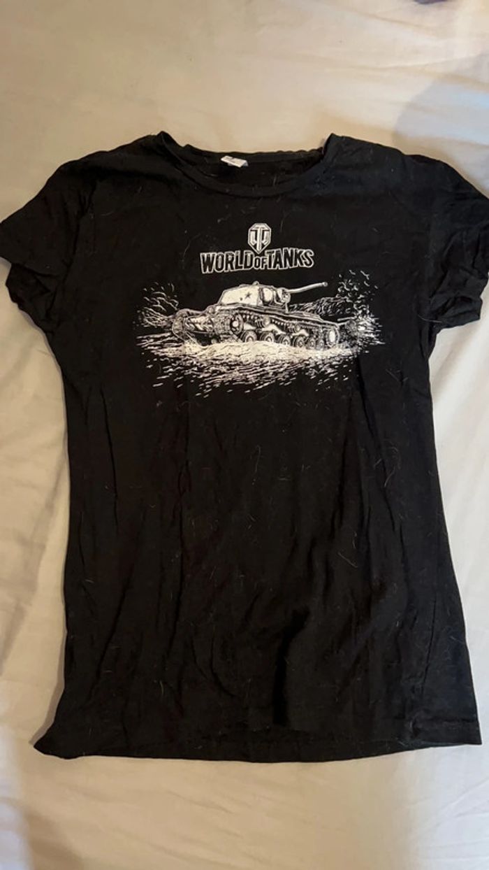 T-shirt world of tanks femme L