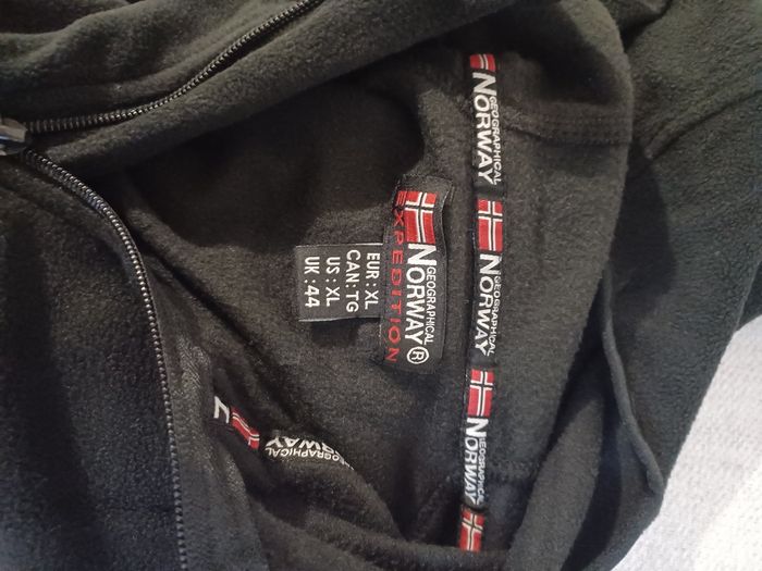 Veste polaire noir micro polaire legere avec capuche geographical norway modele tugood - photo numéro 10