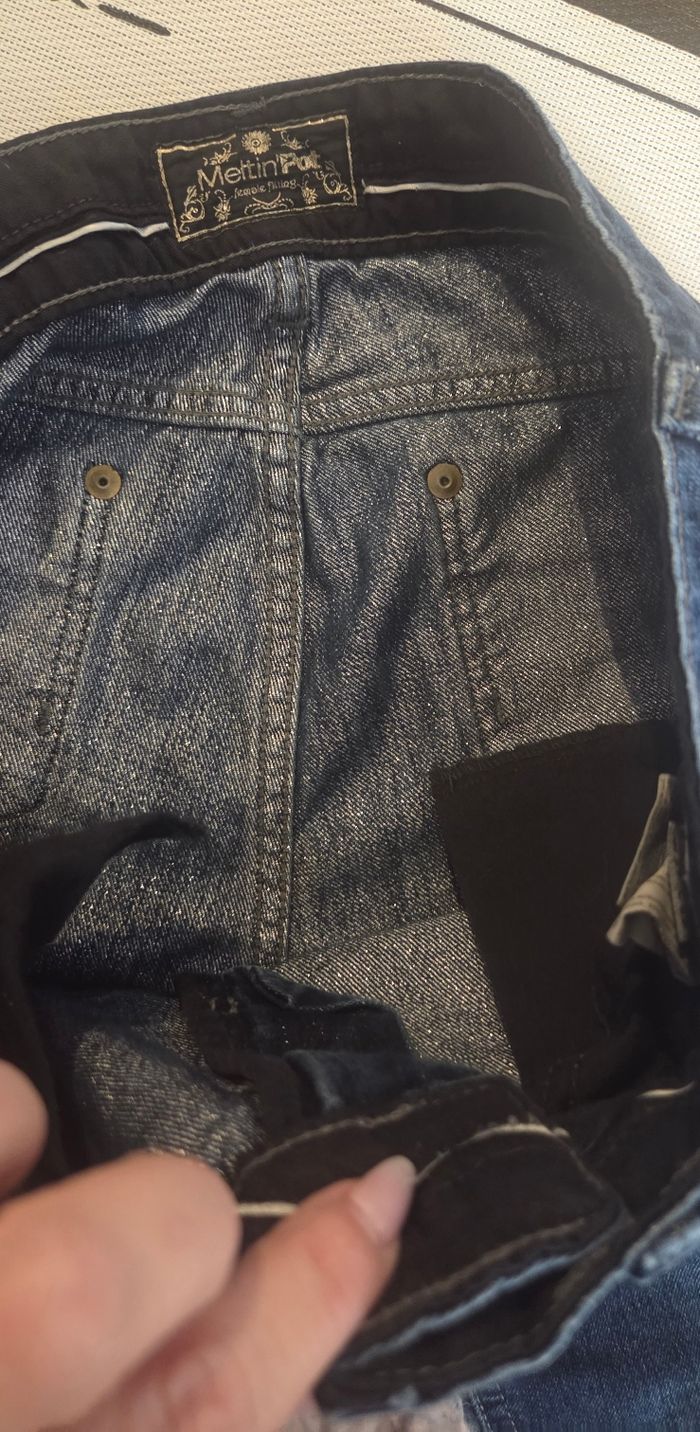 MELTIN'POT MIKA/A W27 L32 – JEAN BLEU FILS ARGENT – MODÈLE RARE - photo numéro 9