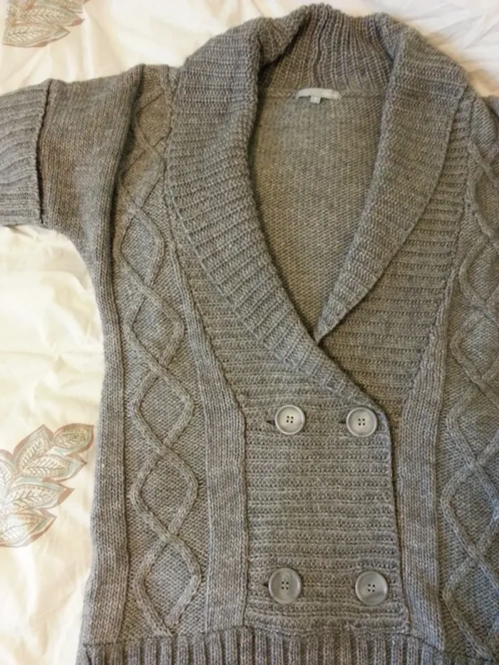 Pull/robe gris Etam taille 36/S - photo numéro 2