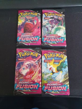 Arset 4 boosters pokemon poing de fusion fr