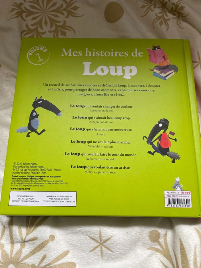 2 livres Mes histoires de Loup collection Auzou - photo numéro 6