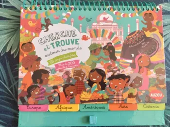 Livre jeu Cherche et trouve autour du monde