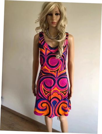 Robe imprimée multicolore sans manches LolaLiza taille 34 jamais portée