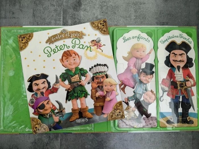 Coffret livre et puzzles " Peter Pan " Collection Contes et Jeux - photo numéro 3