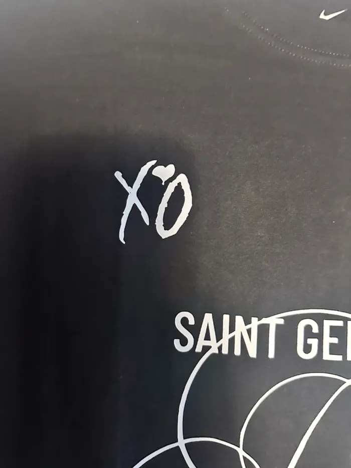 T shirt psg jordan the weekend xo noir - photo numéro 2