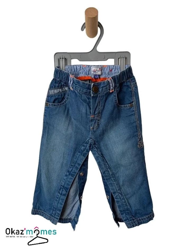 Pantalon léger confortable bleu denim - Mayoral 75cm