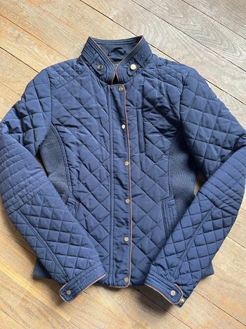 Veste matelassée marine Zara XS