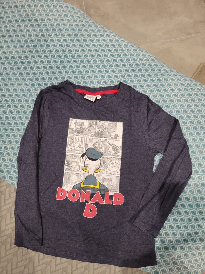 T-shirt manches longues Donald 6ans