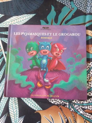Roman, livre les pyjamas  et le grogarou, Gallimard Jeunesse