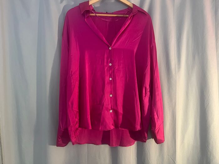 Chemise rose fuchsia - photo numéro 7