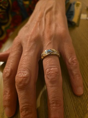 Bague argent taille 54