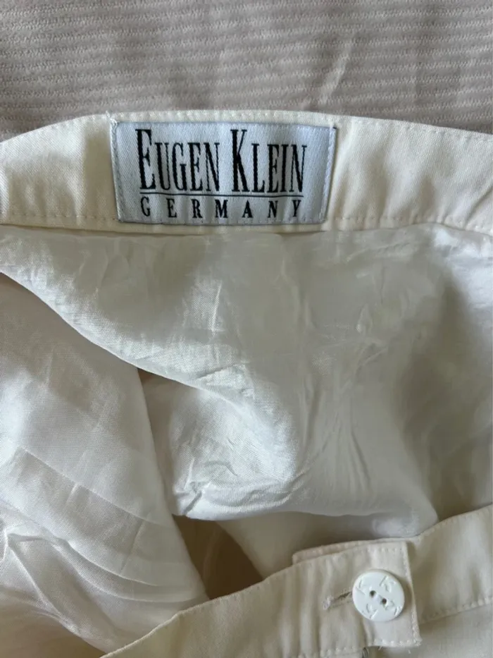 Pantalon blanc eugen Klein taille 46 - photo numéro 5