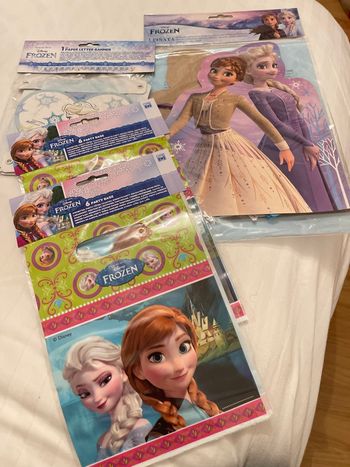 Ensemble de décoration pour fête reine des neige