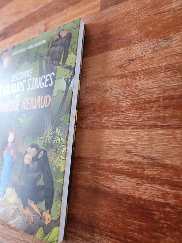 Livre : Découvre les grands singes avec.. - photo numéro 3
