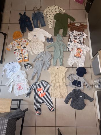 Lot vêtements bébé garçon 3/6 mois