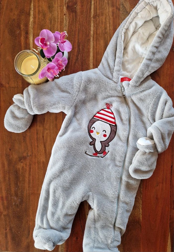 Combi polaire avec moufles 6 mois