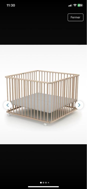 Parc en bois pliable