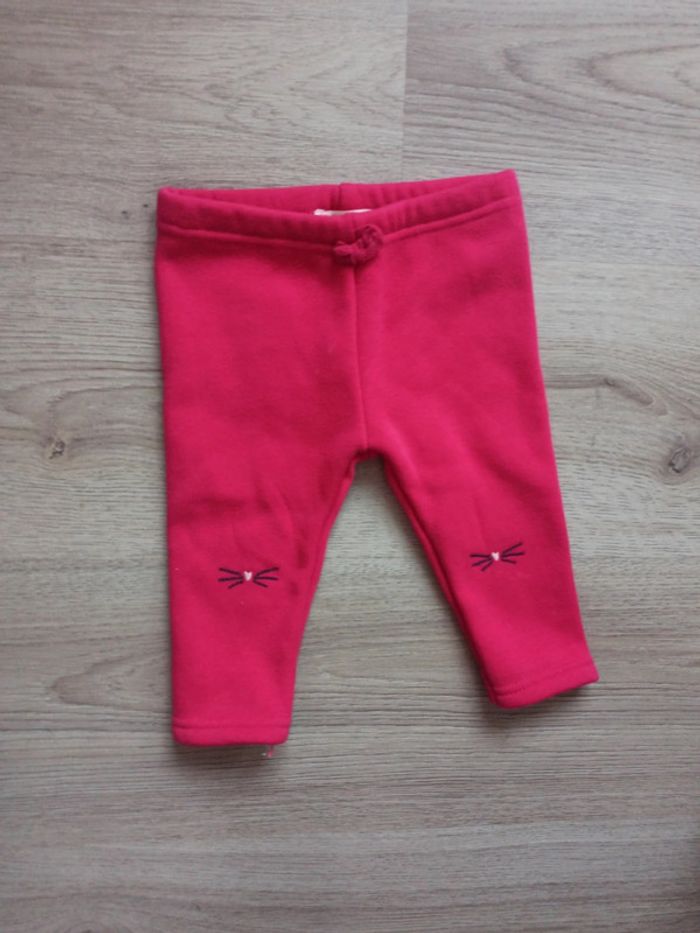 Pantalon chaud rose chat - photo numéro 4