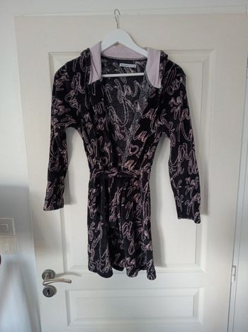 Peignoir robe de chambre à capuche Naf Naf taille 13 14 ans