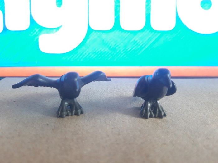 Playmobil Animaux 2 corbeaux noirs