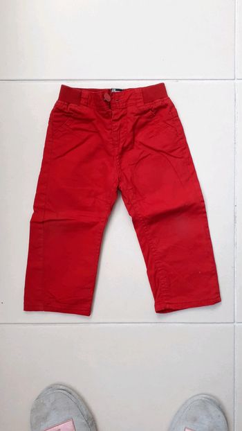 Pantalon rouge garçon