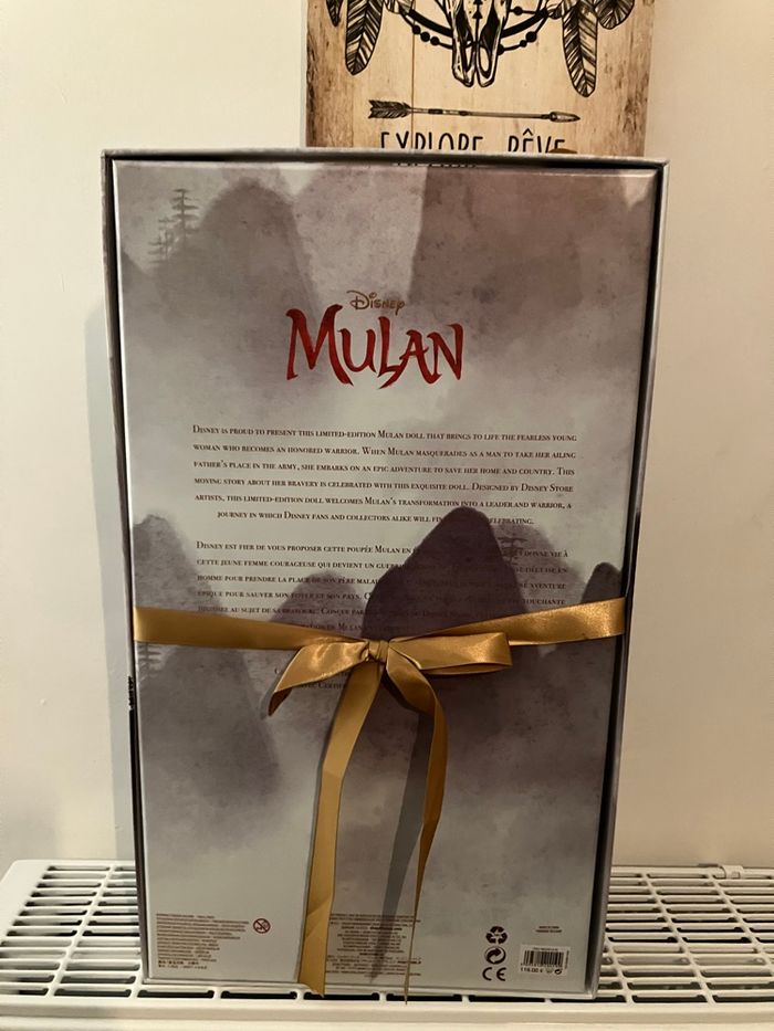 Poupée édition limitée Mulan action non déboxer - photo numéro 3
