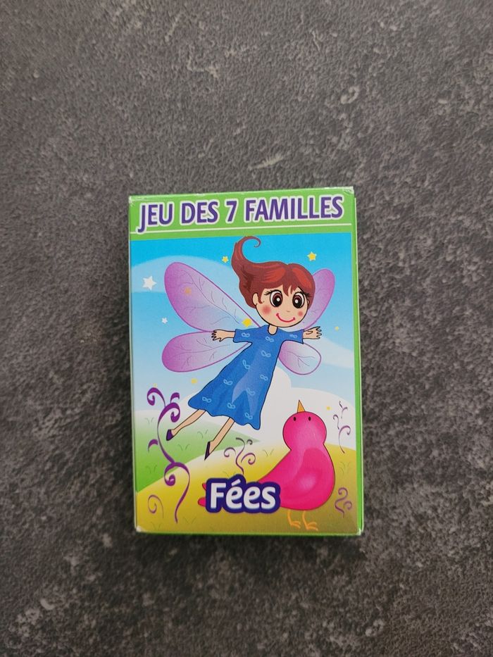 Jeu de carte les 7 familles fées