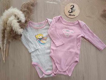 Lot de 2 Bodys