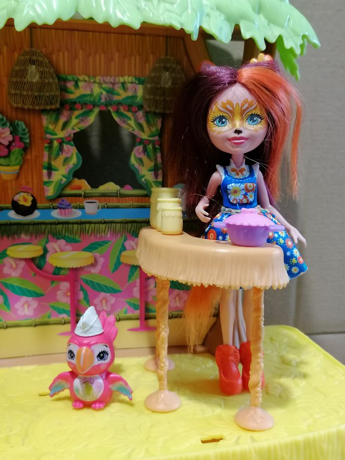 Maison de poupée Enchantimals - Le café de la jungle - photo numéro 5