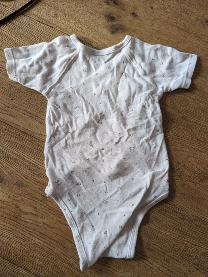 Lot de 3 bodies kitchoun manche courte 9 mois - photo numéro 4