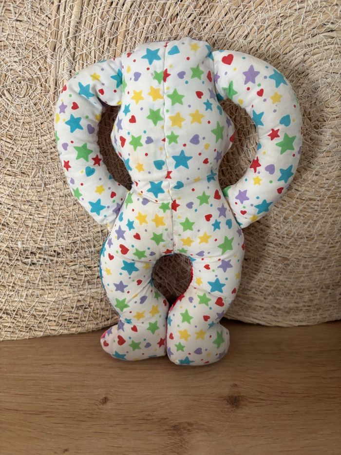 Vintage doudou hochet singe grelot playskool - photo numéro 3