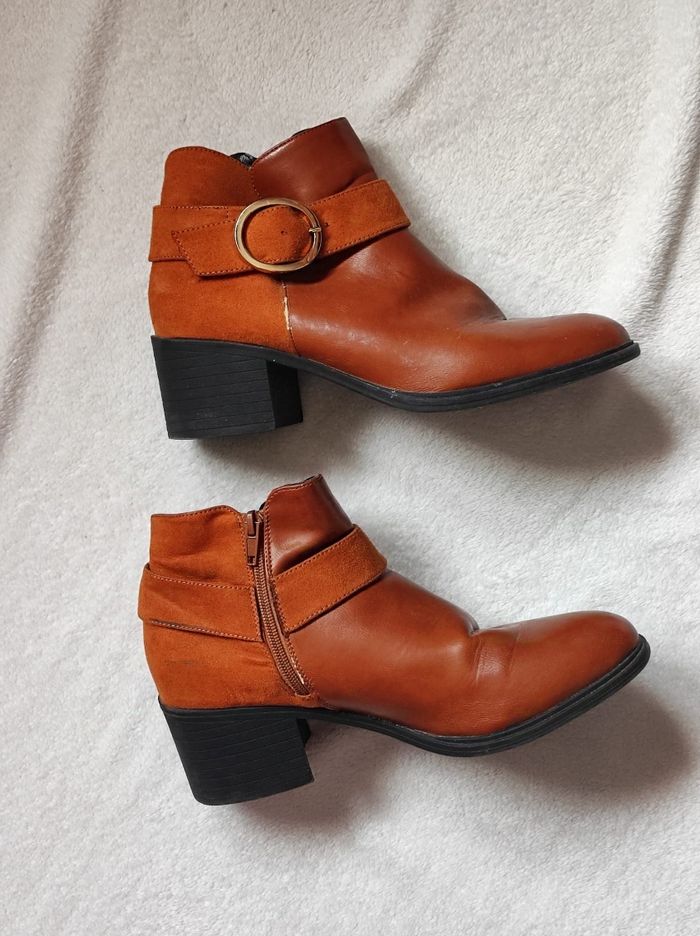 Bottines couleur camel taille 41 - photo numéro 3