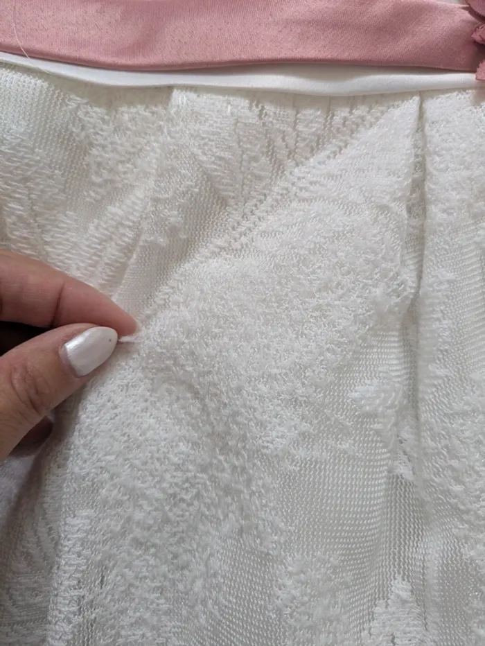 Robe de cérémonie chic blanche dentelle 2-3 ans - photo numéro 10