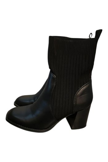 Bottines chaussettes noires