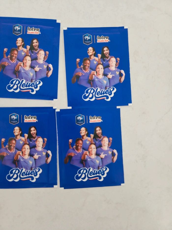 Lot de 4 paquets de tatouage FFF bleues Neuf cont5 - photo numéro 2