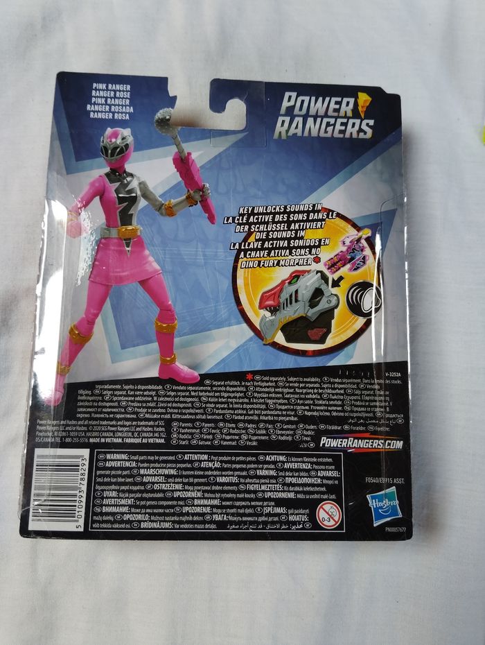 Figurine Power rangers Dino Fury rose - photo numéro 3