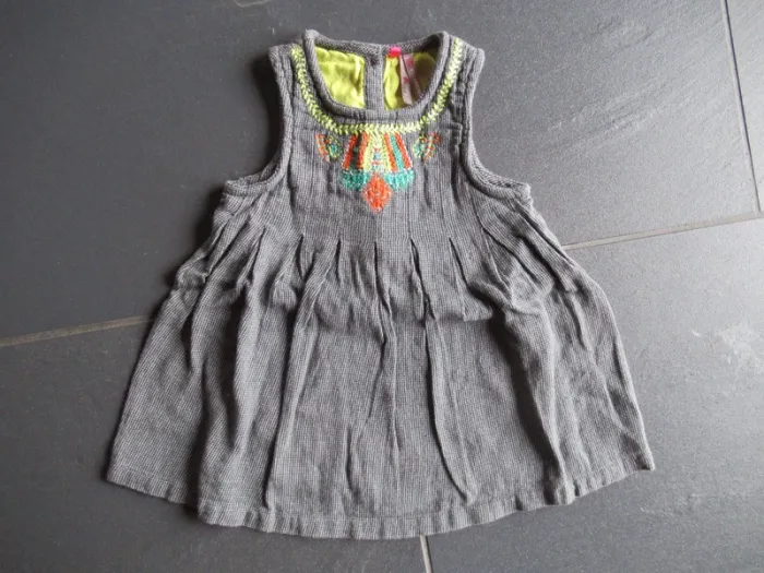 Robe fille 1 an / 12 mois Orchestra comme neuve + don de vêtements