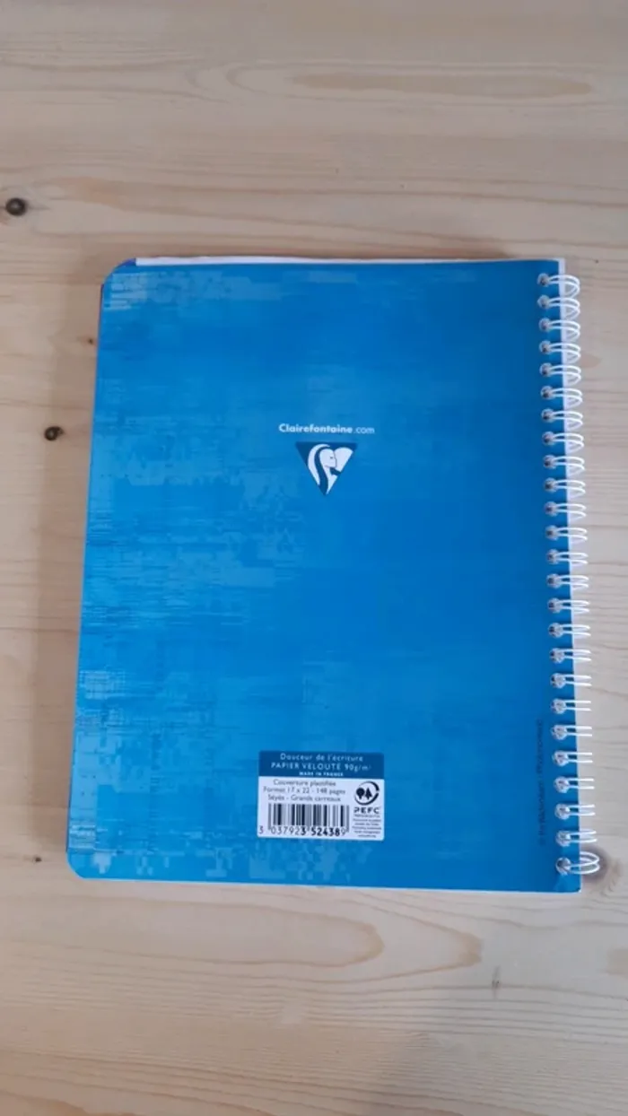 Cahier de texte clairefontaine - photo numéro 4